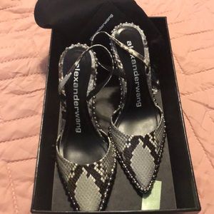 Alexander Wang  Rina snake print